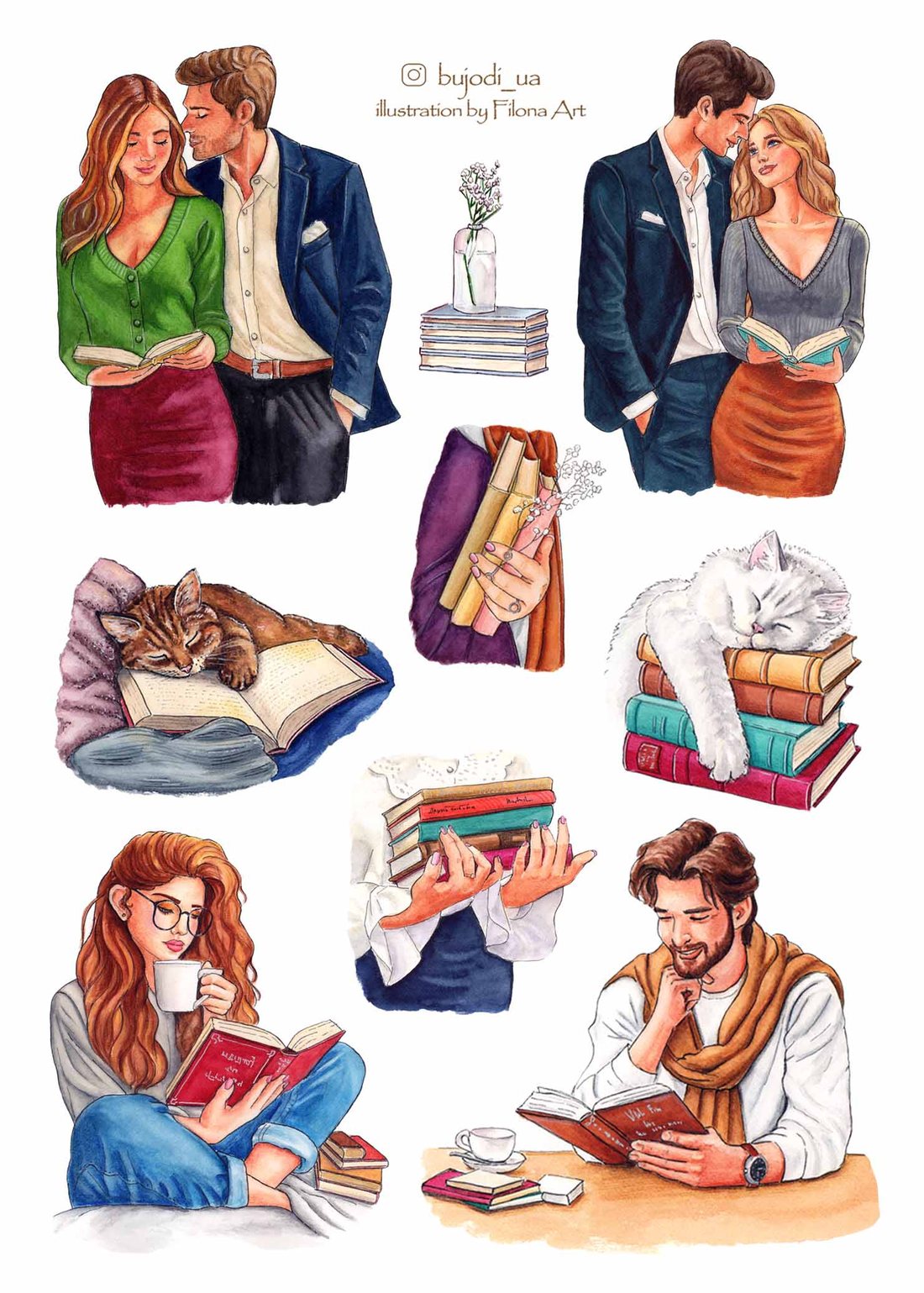 Стікерпак «Книжкове побачення»